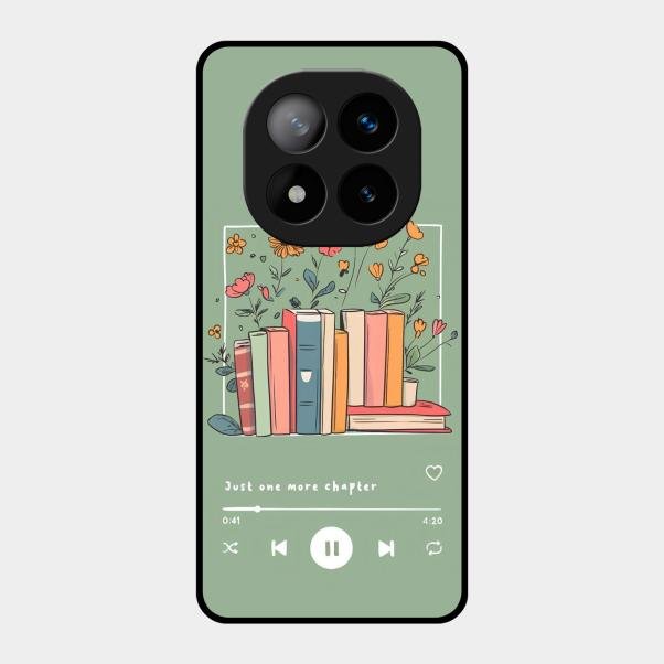 Soft Volume Stories Glass Case Cover For Redmi Note 14 Pro Plus 5G