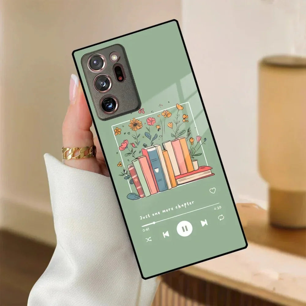 Soft Volume Stories Glass Case Cover For Samsung - ShopOnCliQ