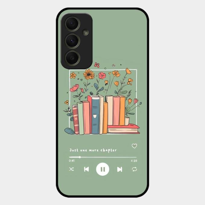 Soft Volume Stories Glass Case Cover For Samsung Galaxy A34 5G