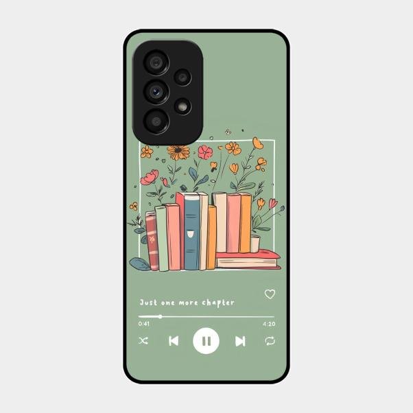 Soft Volume Stories Glass Case Cover For Samsung Galaxy A53 5G
