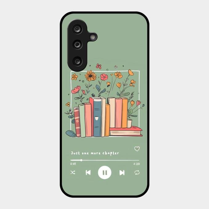 Soft Volume Stories Glass Case Cover For Samsung Galaxy F16 5G