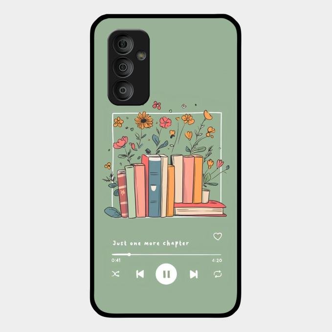 Soft Volume Stories Glass Case Cover For Samsung Galaxy F23 5G