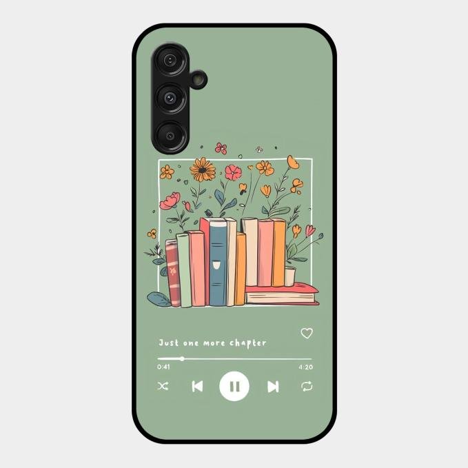 Soft Volume Stories Glass Case Cover For Samsung Galaxy F34 5G