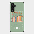 Soft Volume Stories Glass Case Cover For Samsung Galaxy F55 5G