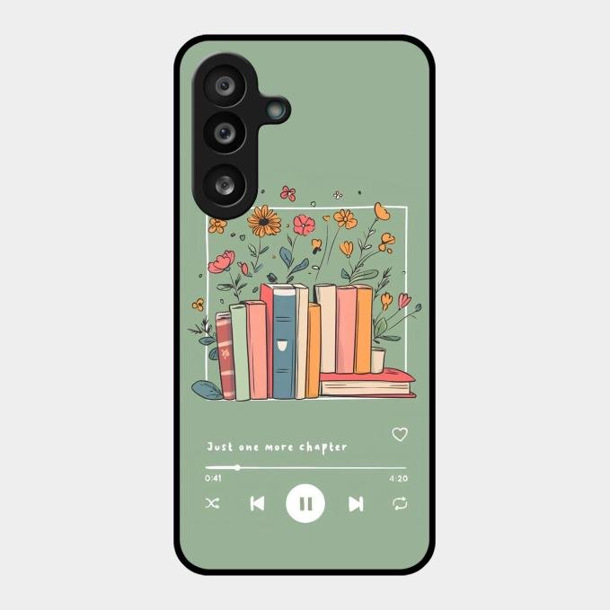 Soft Volume Stories Glass Case Cover For Samsung Galaxy F56 5G