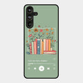 Soft Volume Stories Glass Case Cover For Samsung Galaxy M55 5G