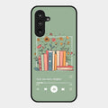 Soft Volume Stories Glass Case Cover For Samsung Galaxy M55S 5G