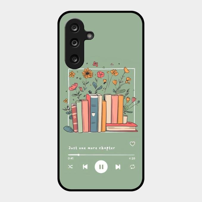 Soft Volume Stories Glass Case Cover For Samsung Galaxy M56 5G