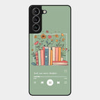 Soft Volume Stories Glass Case Cover For Samsung Galaxy S21