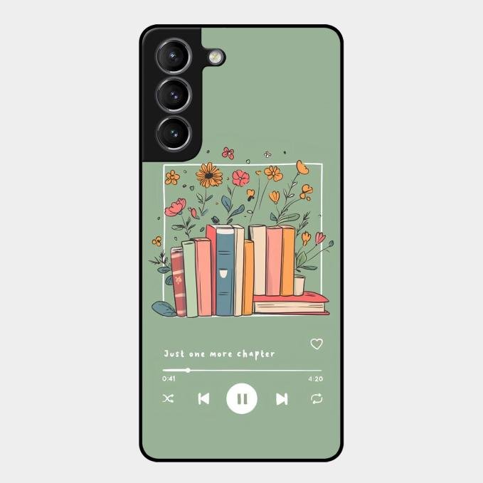 Soft Volume Stories Glass Case Cover For Samsung Galaxy S21