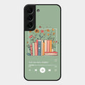 Soft Volume Stories Glass Case Cover For Samsung Galaxy S22 Plus 5G