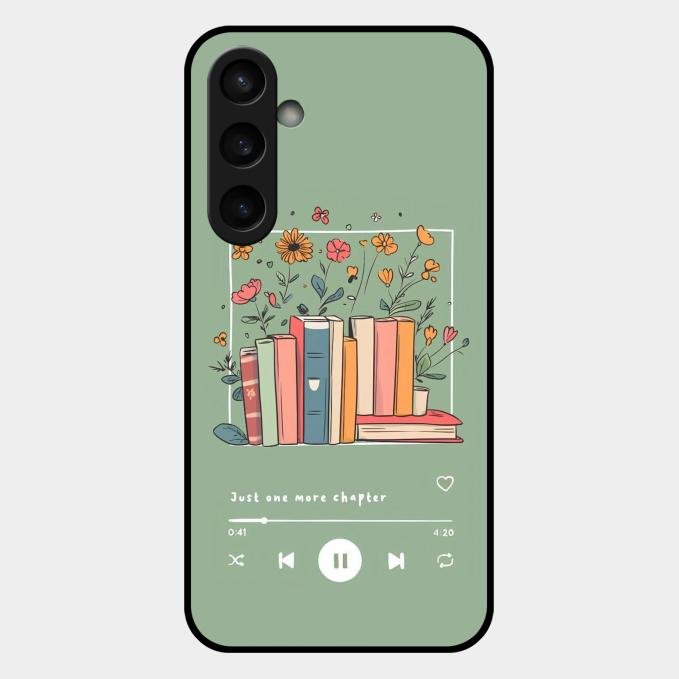 Soft Volume Stories Glass Case Cover For Samsung Galaxy S23 Fe 5G