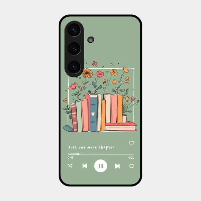 Soft Volume Stories Glass Case Cover For Samsung Galaxy S25 Plus 5G