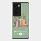 Soft Volume Stories Glass Case Cover For Vivo T3 5G