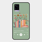 Soft Volume Stories Glass Case Cover For Vivo V20