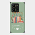 Soft Volume Stories Glass Case Cover For Vivo V25 5G