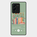 Soft Volume Stories Glass Case Cover For Vivo V25 Pro 5G