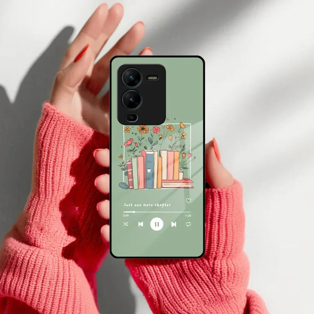 Soft Volume Stories Glass Case Cover For Vivo - ShopOnCliQ