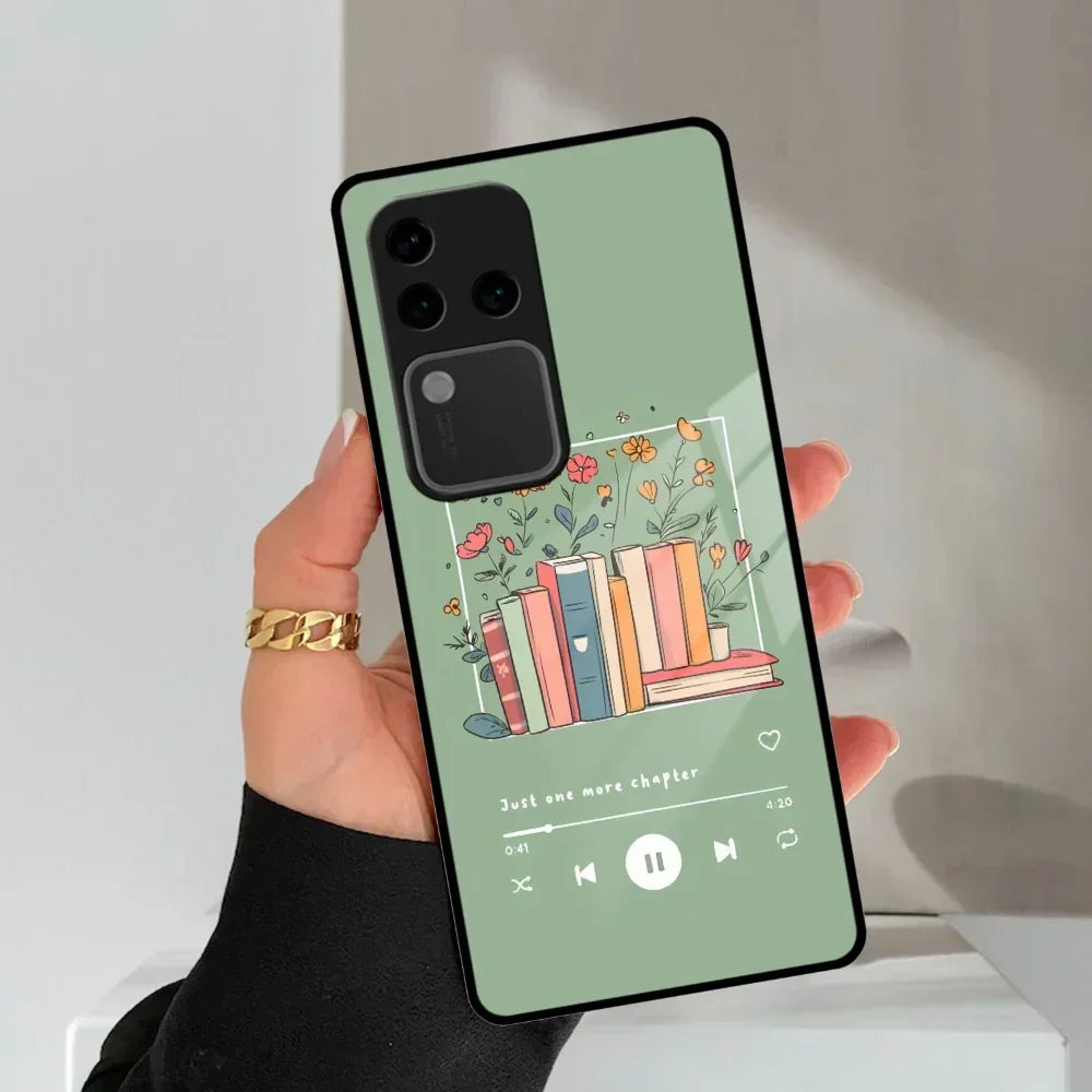 Soft Volume Stories Glass Case Cover For Vivo - ShopOnCliQ
