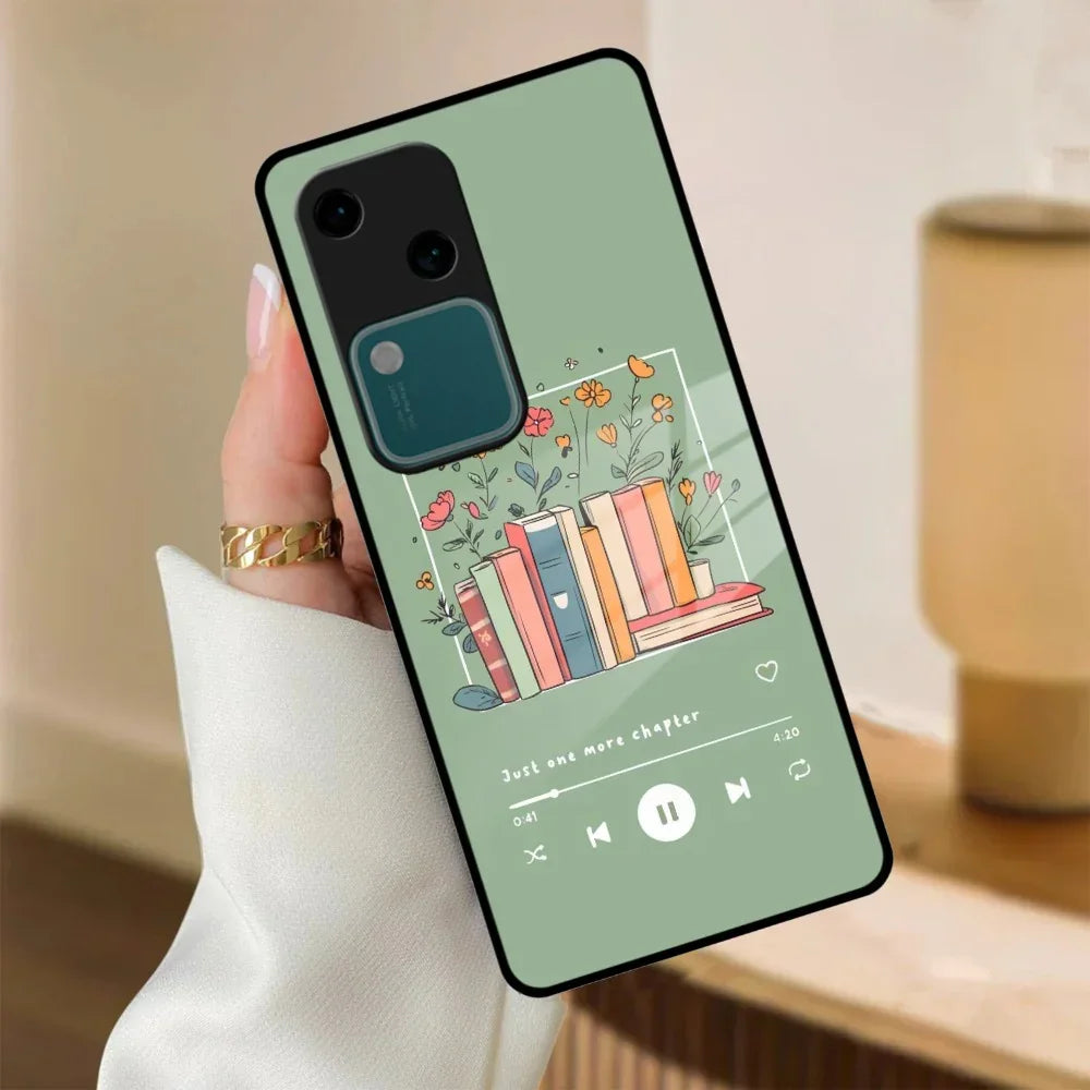 Soft Volume Stories Glass Case Cover For Vivo - ShopOnCliQ