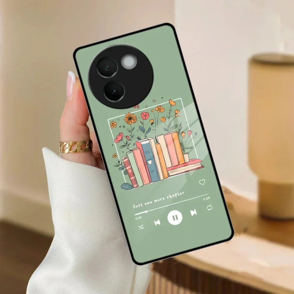 Soft Volume Stories Glass Case Cover For Vivo - ShopOnCliQ