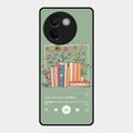 Soft Volume Stories Glass Case Cover For Vivo V30E 5G