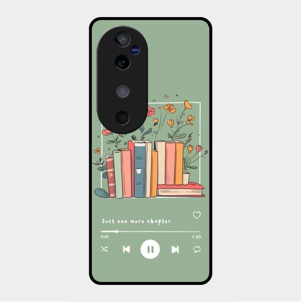 Soft Volume Stories Glass Case Cover For Vivo V40 5G