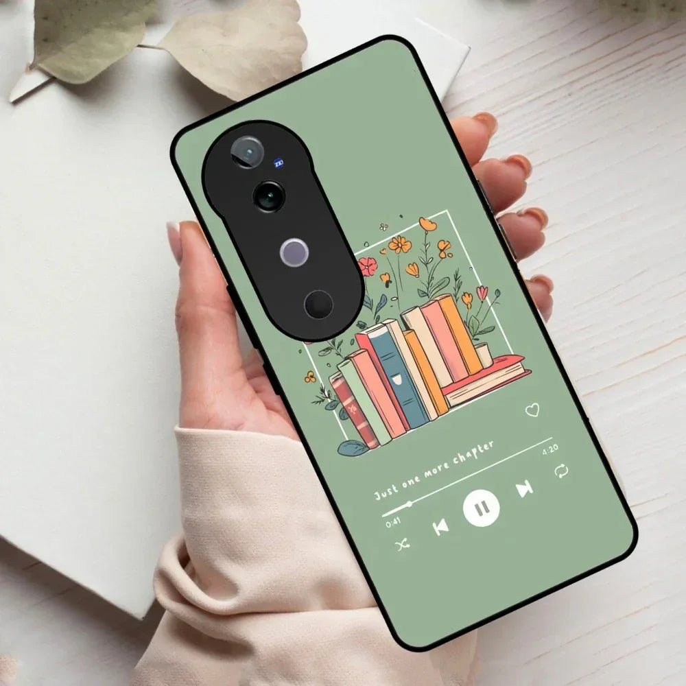 Soft Volume Stories Glass Case Cover For Vivo - ShopOnCliQ