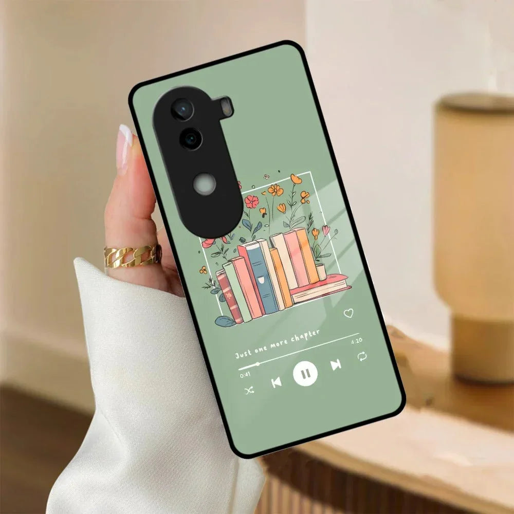 Soft Volume Stories Glass Case Cover For iQOO - ShopOnCliQ