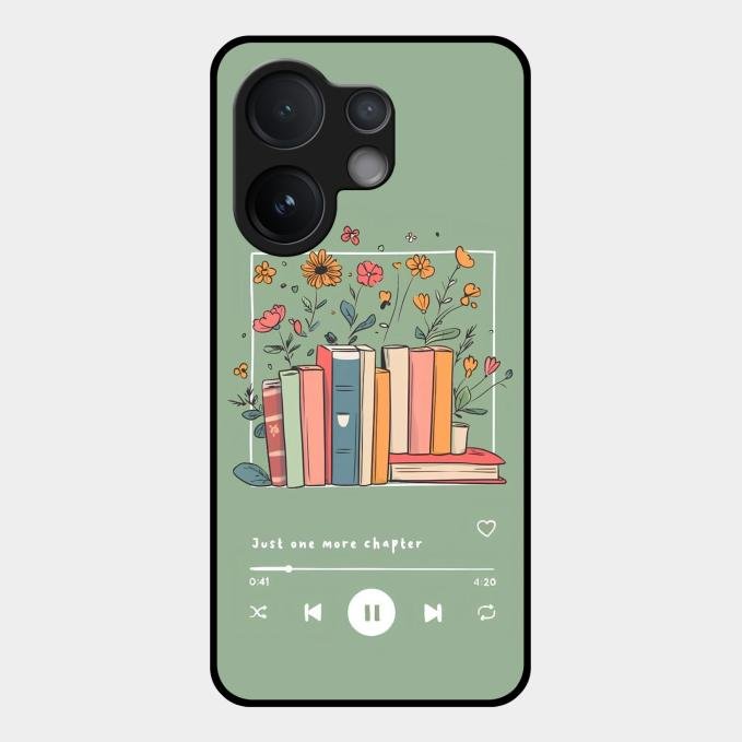 Soft Volume Stories Glass Case Cover For Vivo V60 5G
