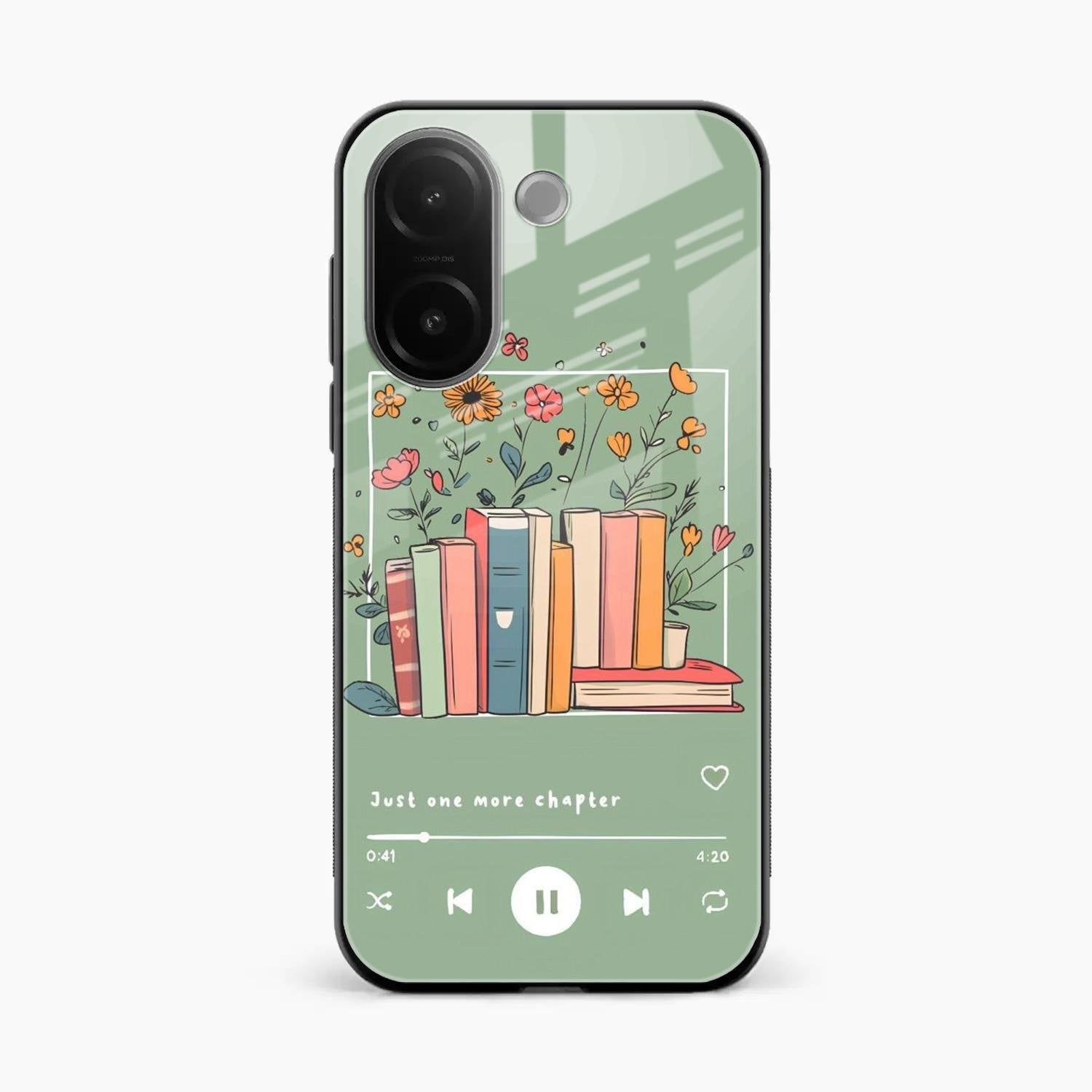 Soft Volume Stories Glass Case Cover For Vivo V60e 5G