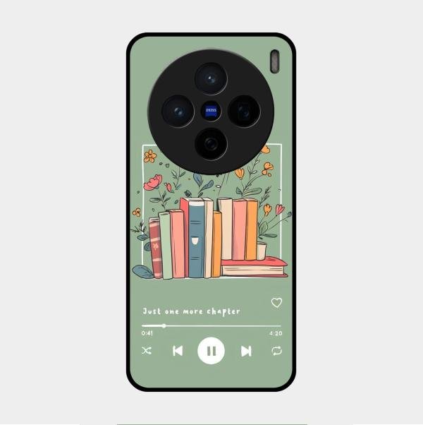 Soft Volume Stories Glass Case Cover For Vivo X200 5G