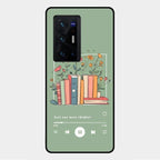 Soft Volume Stories Glass Case Cover For Vivo X70 Pro Plus 5G