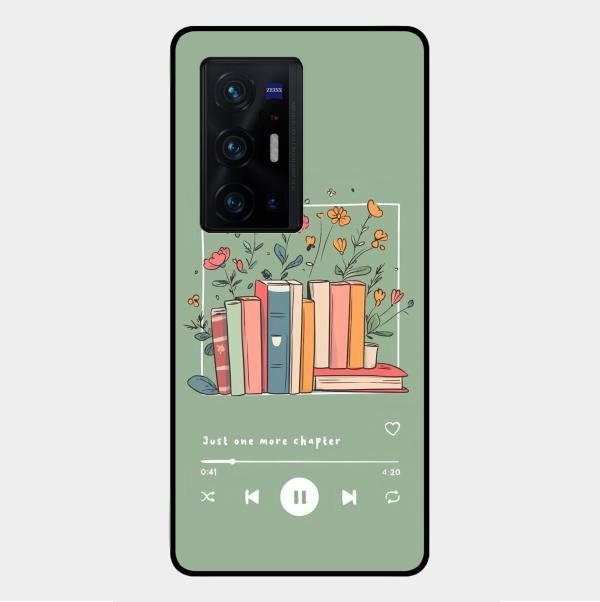 Soft Volume Stories Glass Case Cover For Vivo X70 Pro Plus 5G