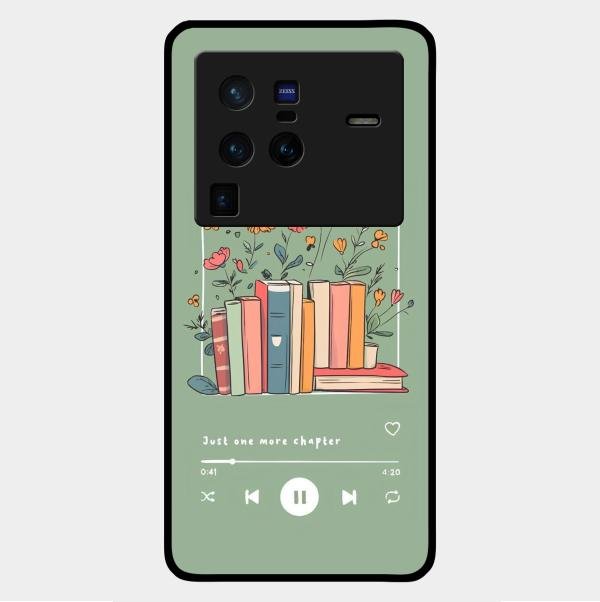 Soft Volume Stories Glass Case Cover For Vivo X80 Pro 5G