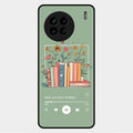 Soft Volume Stories Glass Case Cover For Vivo X90 5G