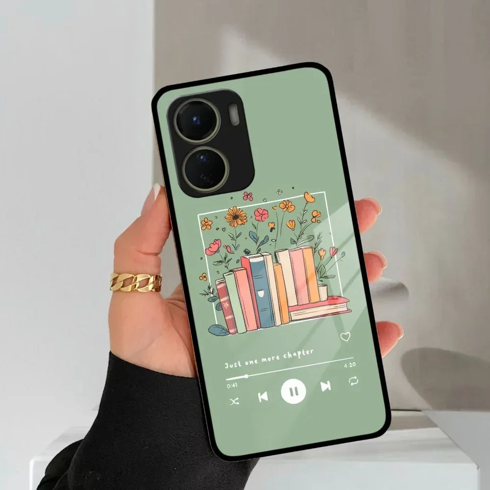 Soft Volume Stories Glass Case Cover For Vivo - ShopOnCliQ