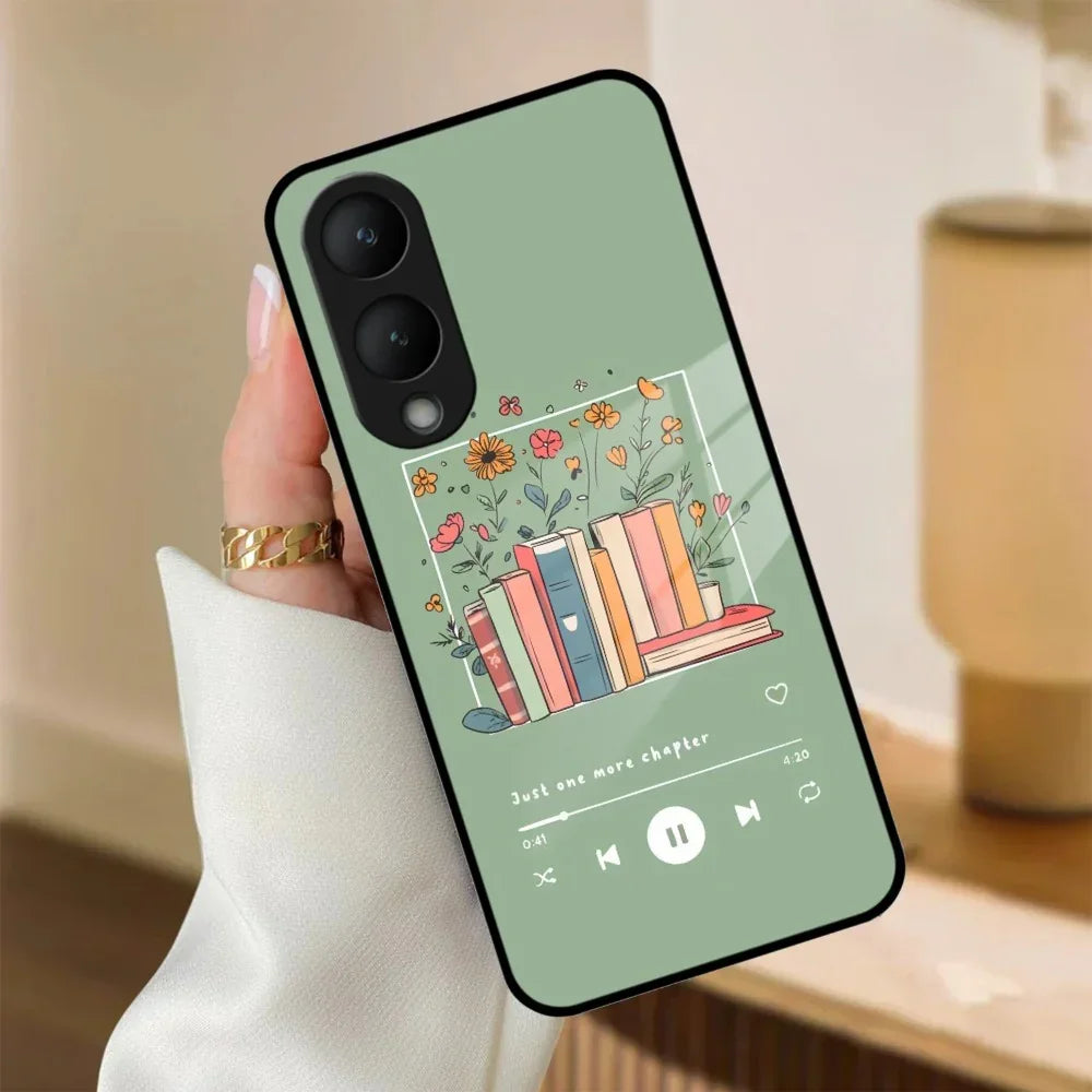 Soft Volume Stories Glass Case Cover For Vivo - ShopOnCliQ
