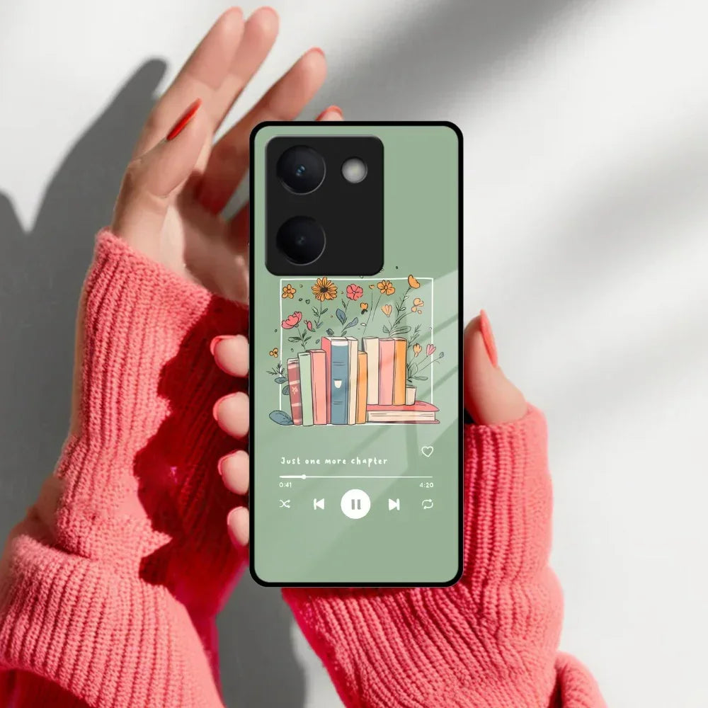 Soft Volume Stories Glass Case Cover For Vivo - ShopOnCliQ