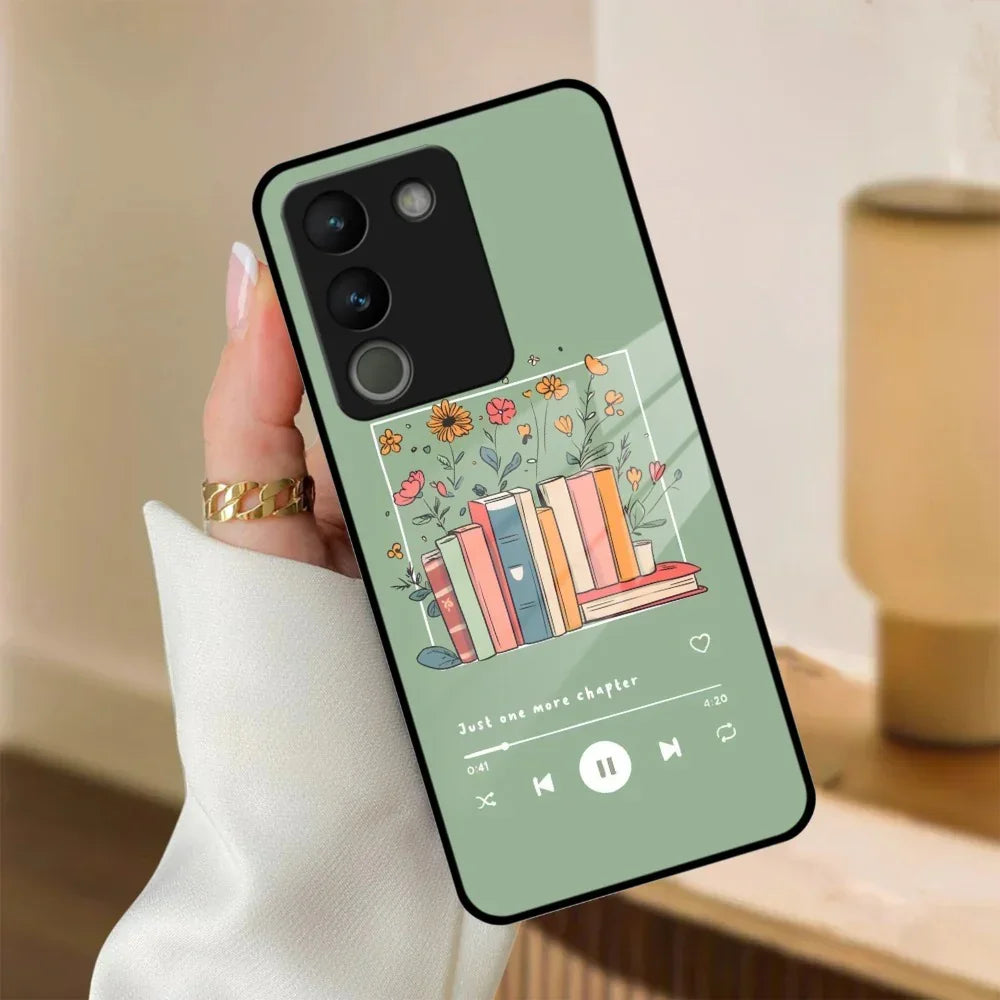 Soft Volume Stories Glass Case Cover For Vivo - ShopOnCliQ