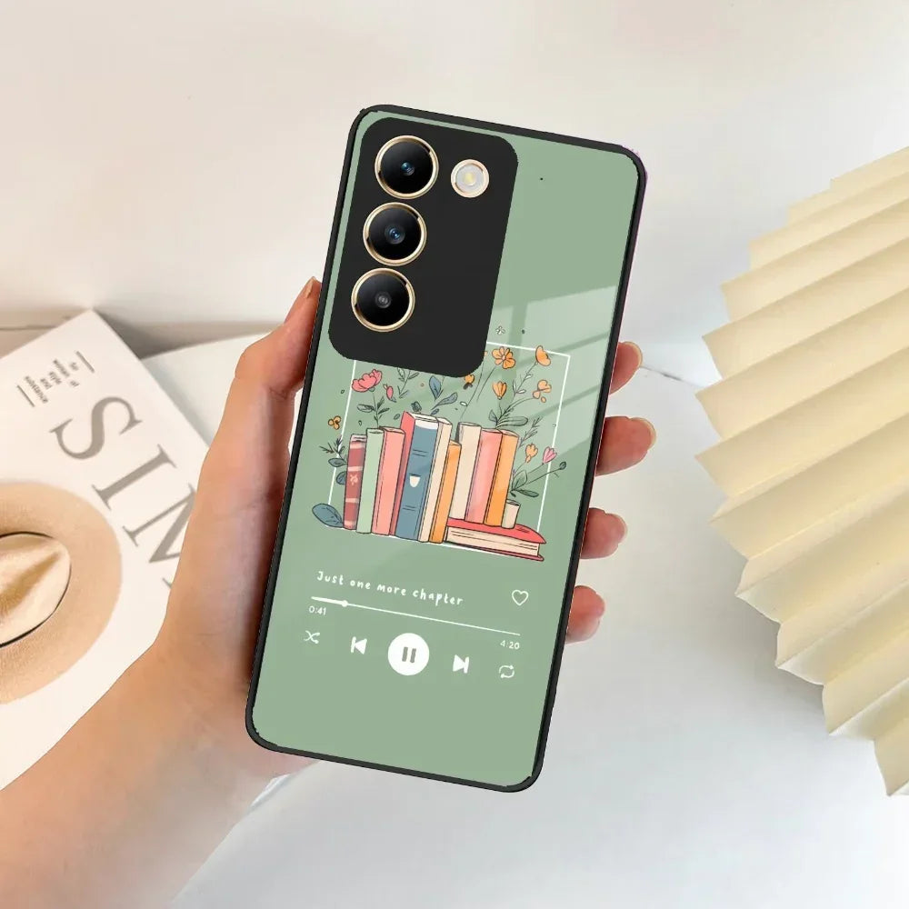 Soft Volume Stories Glass Case Cover For Vivo - ShopOnCliQ