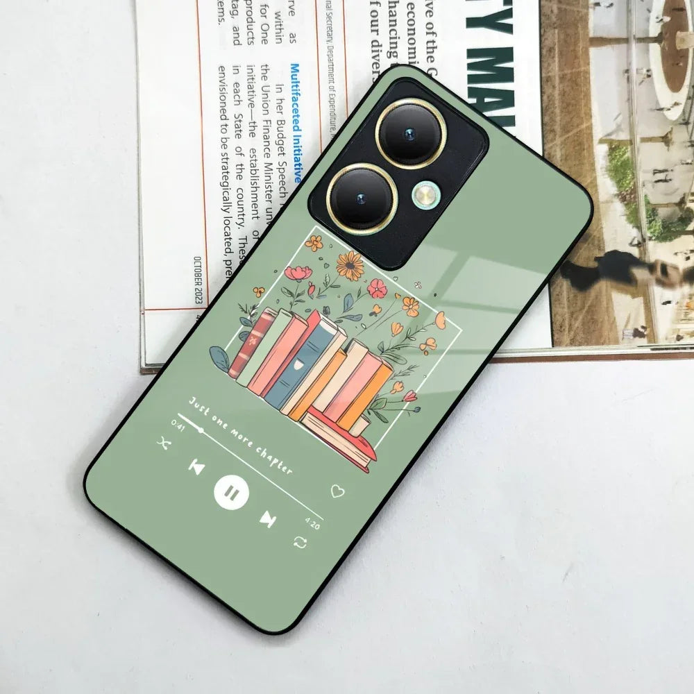 Soft Volume Stories Glass Case Cover For Vivo - ShopOnCliQ