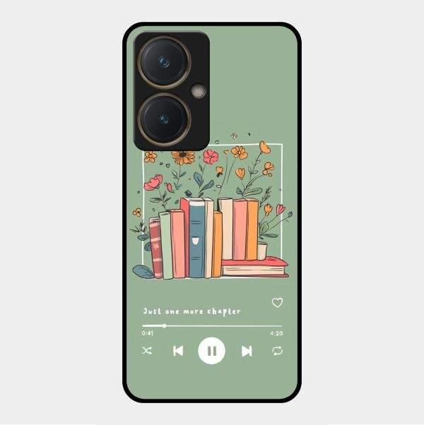 Soft Volume Stories Glass Case Cover For Vivo Y27