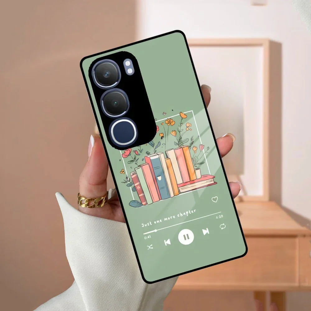 Soft Volume Stories Glass Case Cover For Vivo - ShopOnCliQ