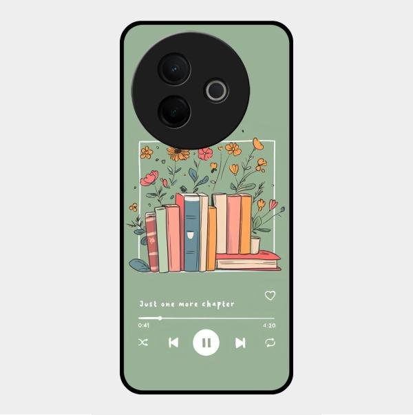 Soft Volume Stories Glass Case Cover For Vivo Y39 5G