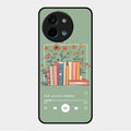 Soft Volume Stories Glass Case Cover For Vivo Y58 5G