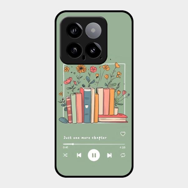 Soft Volume Stories Glass Case Cover For Xiaomi 14 5G