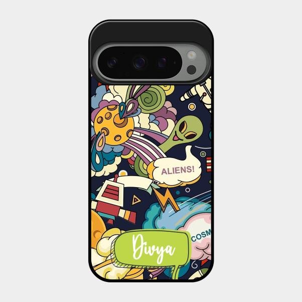 Space Glass Case Cover For Google Pixel 9 Pro 5G