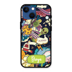Space Glass Case Cover For iPhone 13 mini