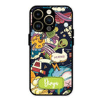 Space Glass Case Cover For iPhone 14 Pro Max